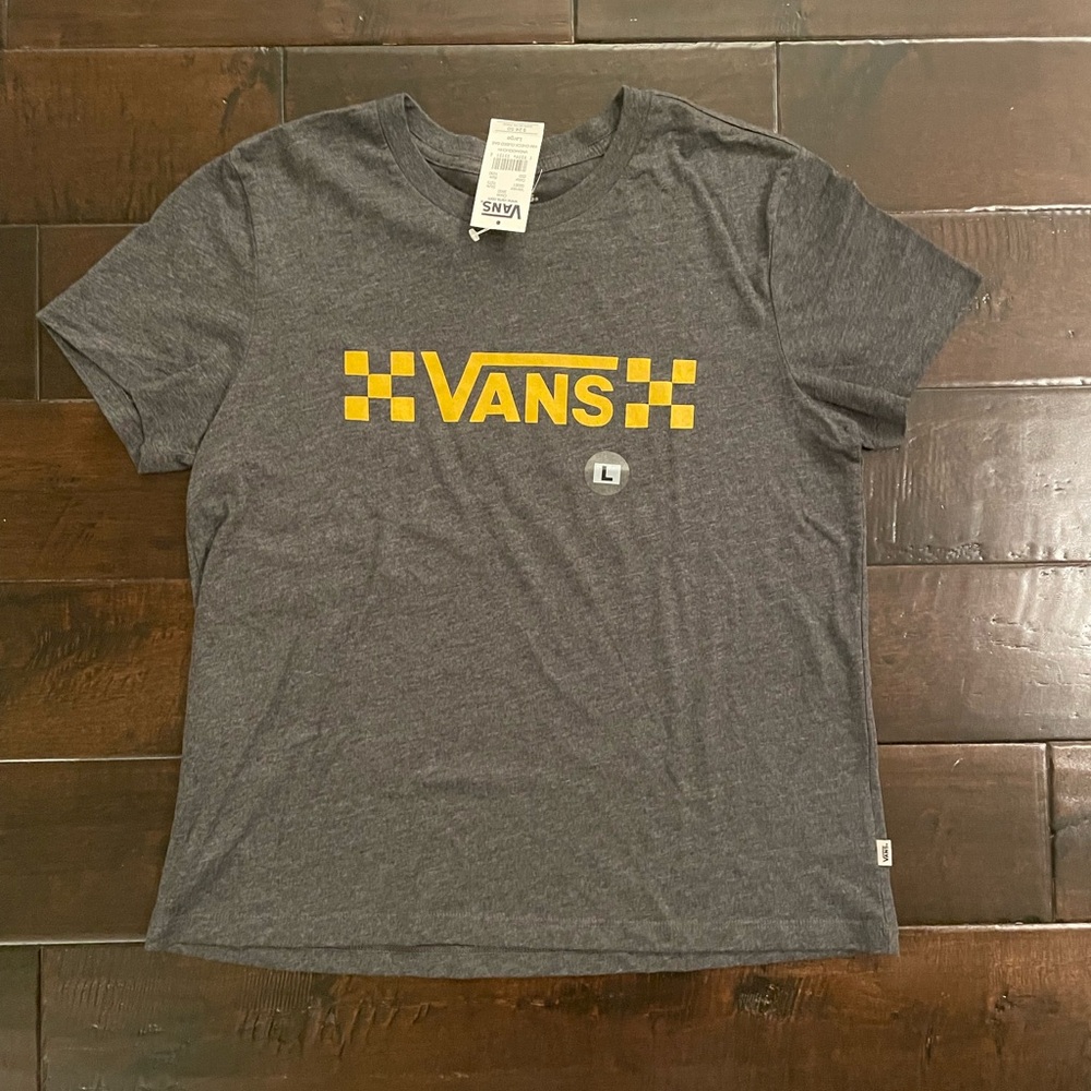Vans Logo Mustard Yellow Women’s T-shirt
